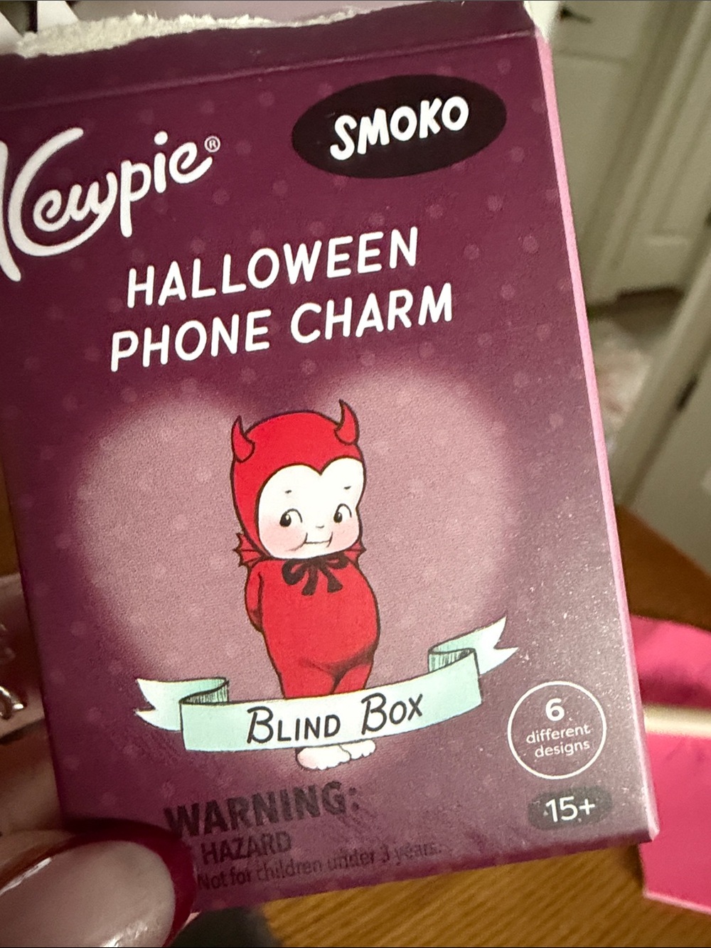 Kewpie Halloween Phone Charm - Witch
